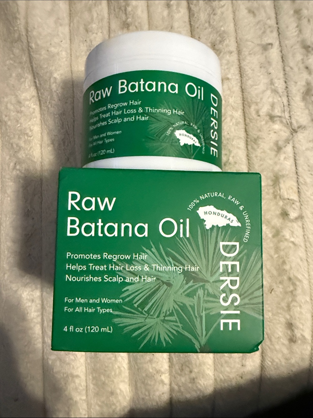 Raw Batana Oil Hair Treatment – Green